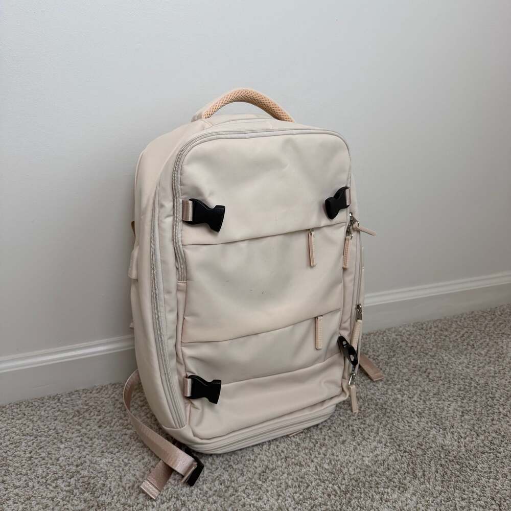 Light Pink Large Back Pack - Picture 3 of 8
